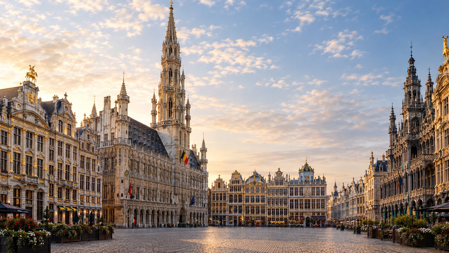 Illustrative cityscape of Brussels