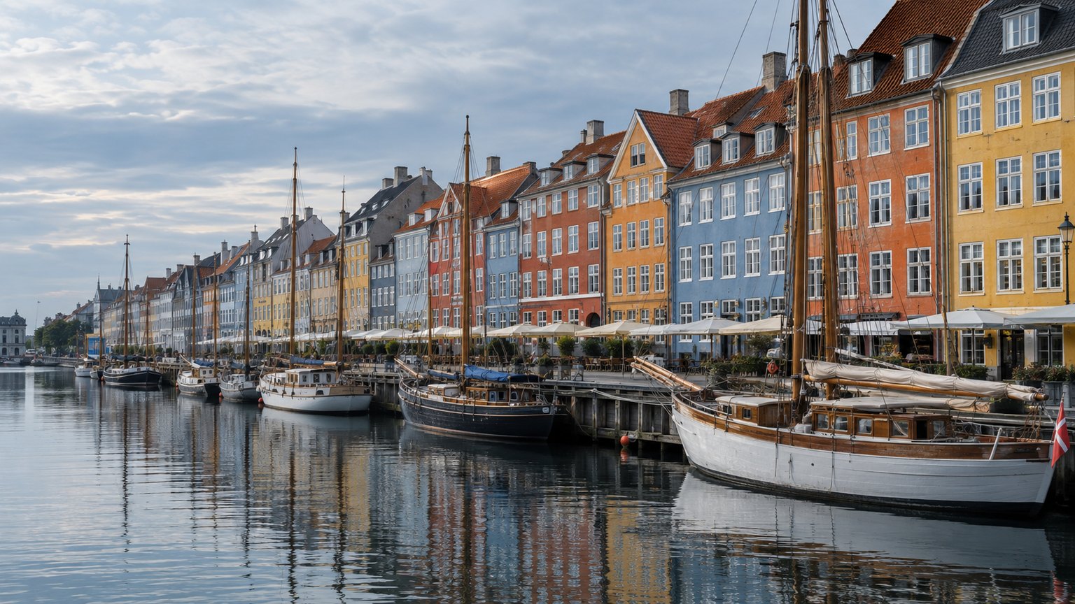 Atmospheric illustration of Copenhagen