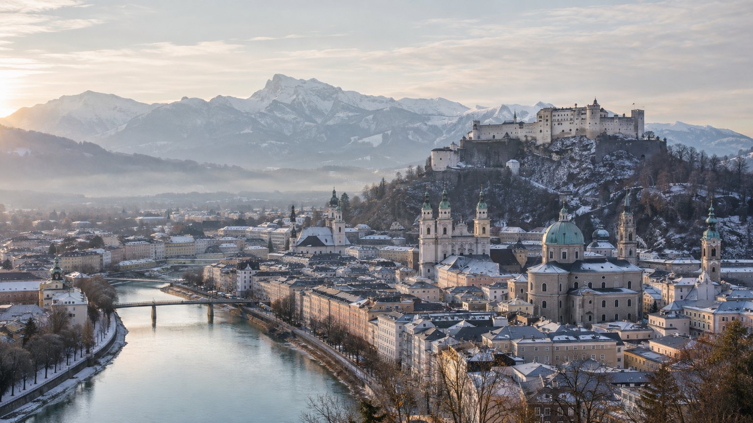 Atmospheric illustration of Salzburg