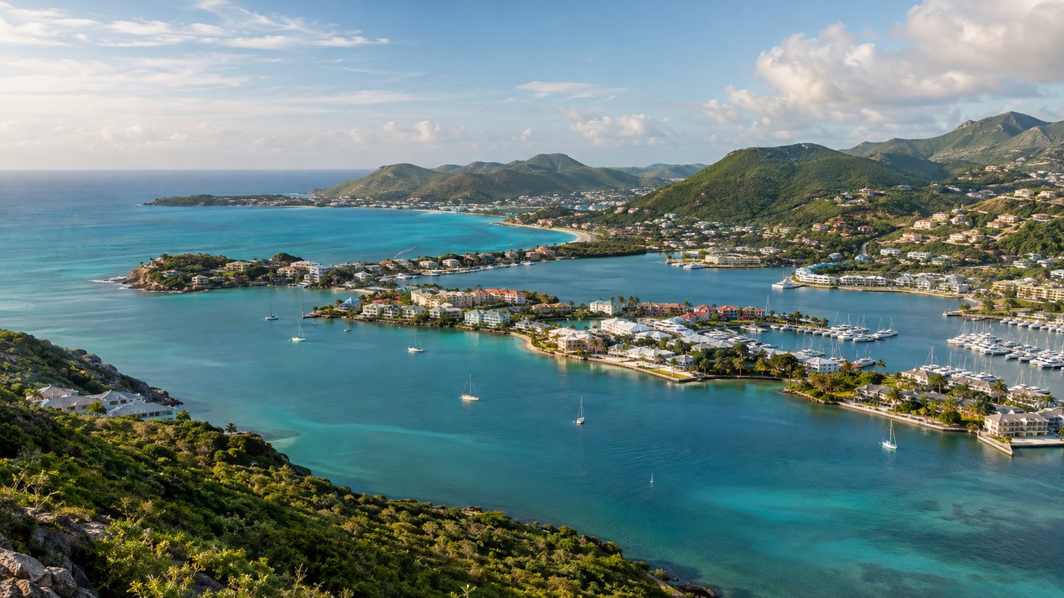 Atmospheric illustration of St Maarten