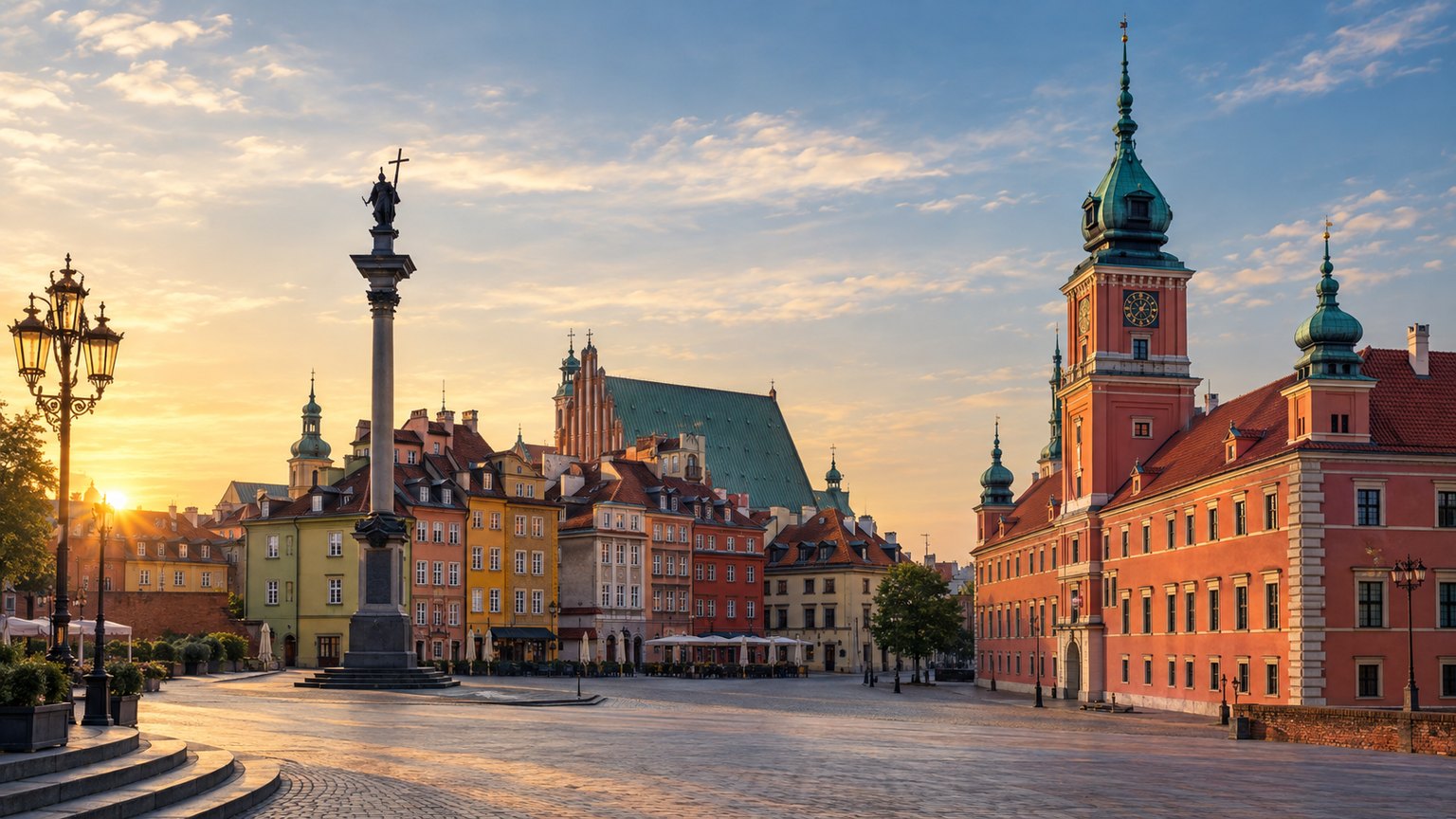 Illustrative cityscape of Warsaw