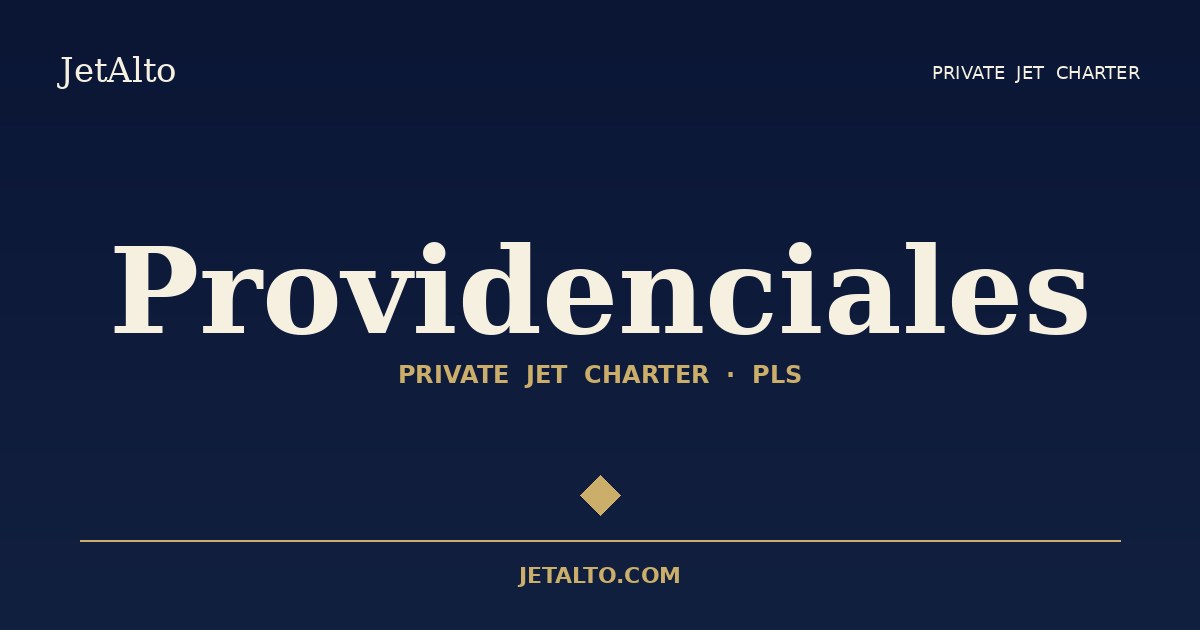Providenciales private jet charter